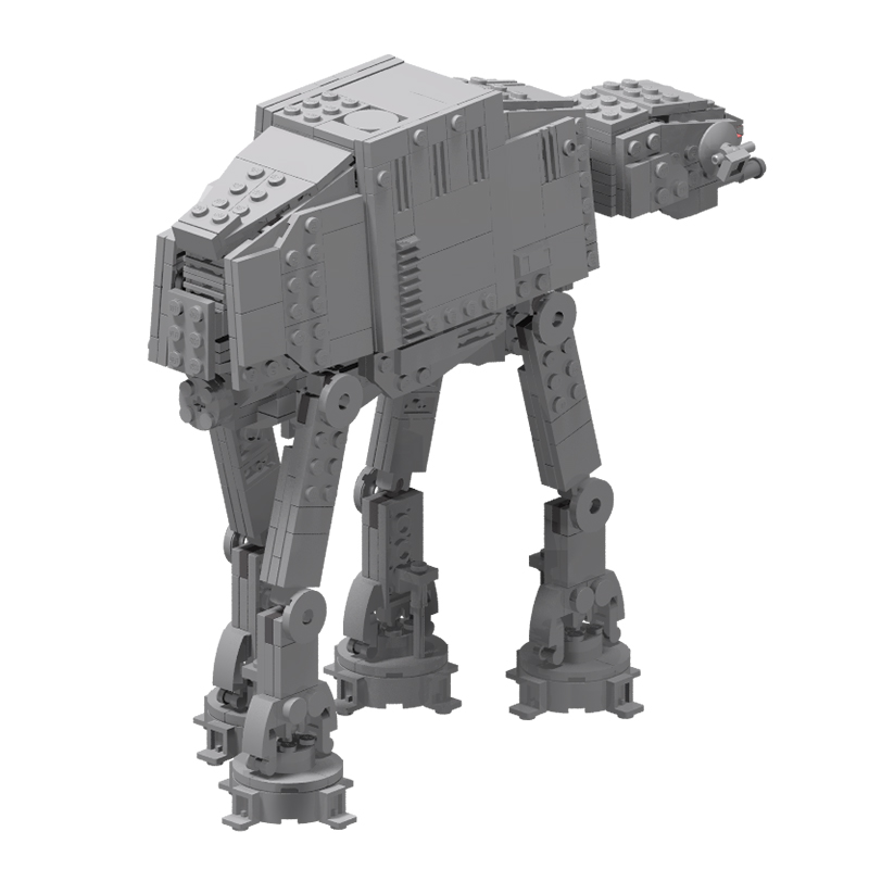 Micro Series AT-AT Walker Star MOC-75372 by obiwanklemmobi with 533 pieces - Brick Land