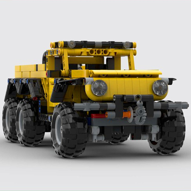 6×6 Off-road Pickup Truck Technic MOC-90017 Pieces MOC Brick Land