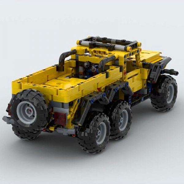 6×6 Off-road Pickup Truck Technic MOC-90017 with 862 Pieces