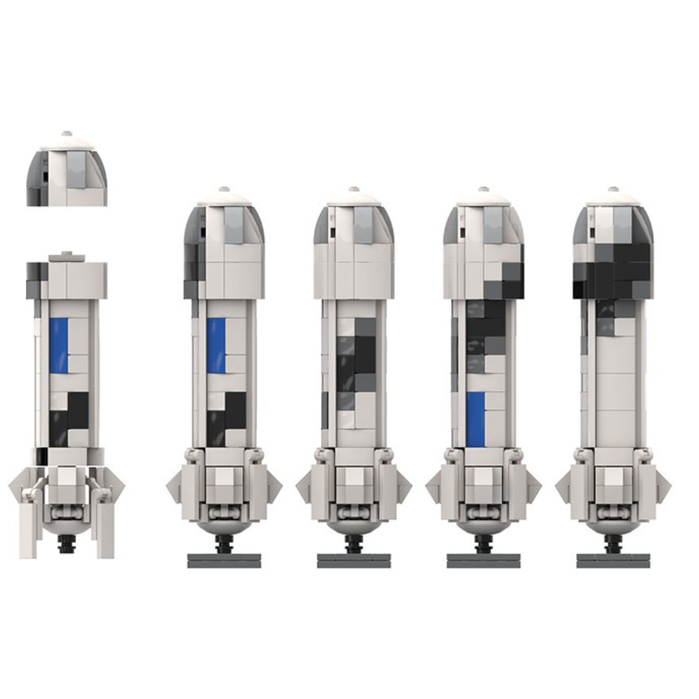 Blue Origin New Shepard [1:110 Scale] MOC-90043 Space With 190 Pieces