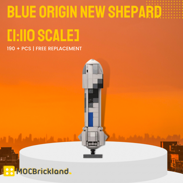 Blue Origin New Shepard [1110 Scale] MOC90043 Space With 190 Pieces