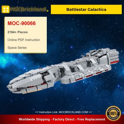 MOC-90066 Battlestar Galactica Space With 2164 Pieces