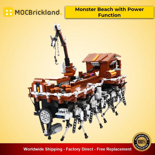 Monster Beach with Power Function MOC-90067 Movie With 1653 Pieces