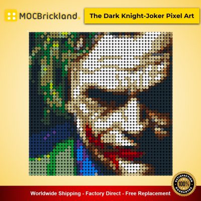 The Dark Knight-Joker Pixel Art MOC-90075 Movie With 2304 Pieces