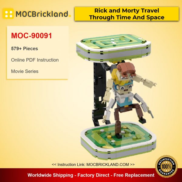 Rick and Morty Travel Through Time And Space MOC-90091 Movie With 579 Pieces