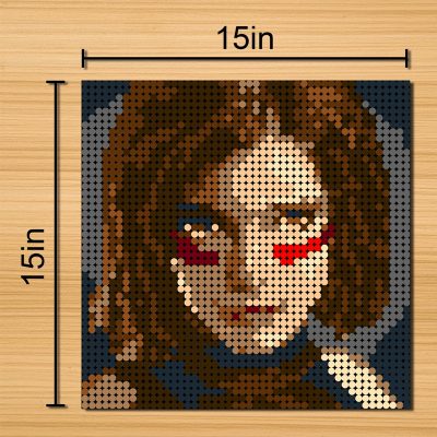 Alita Pixel Art Movie MOC-90113 with 2304 Pieces