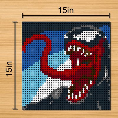 Venom Pixel Art Movie MOC-90115 with 2304 Pieces