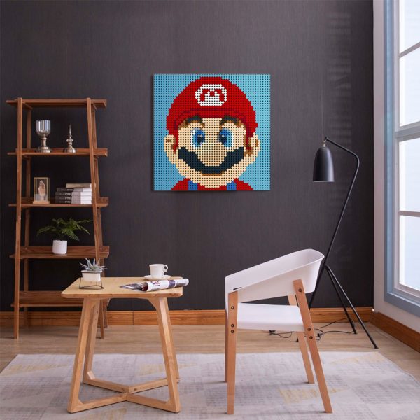 Mario Pixel Art Movie MOC-90129 WITH 2304 PIECES