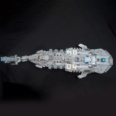 Shark Warship Space MOC-90138 with 2100 pieces