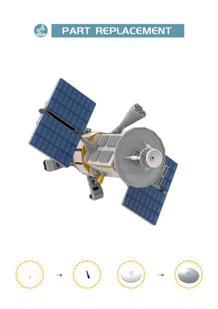 Magellan Spacecraft MOC-99761 Space With 617 Pieces