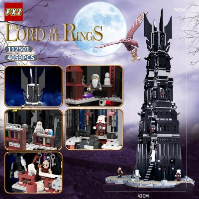 MOC-33442 Movie The Lord of the Rings: Oshankhtar Tower of Orthanc By LegoMocLoc With 4059 Pieces