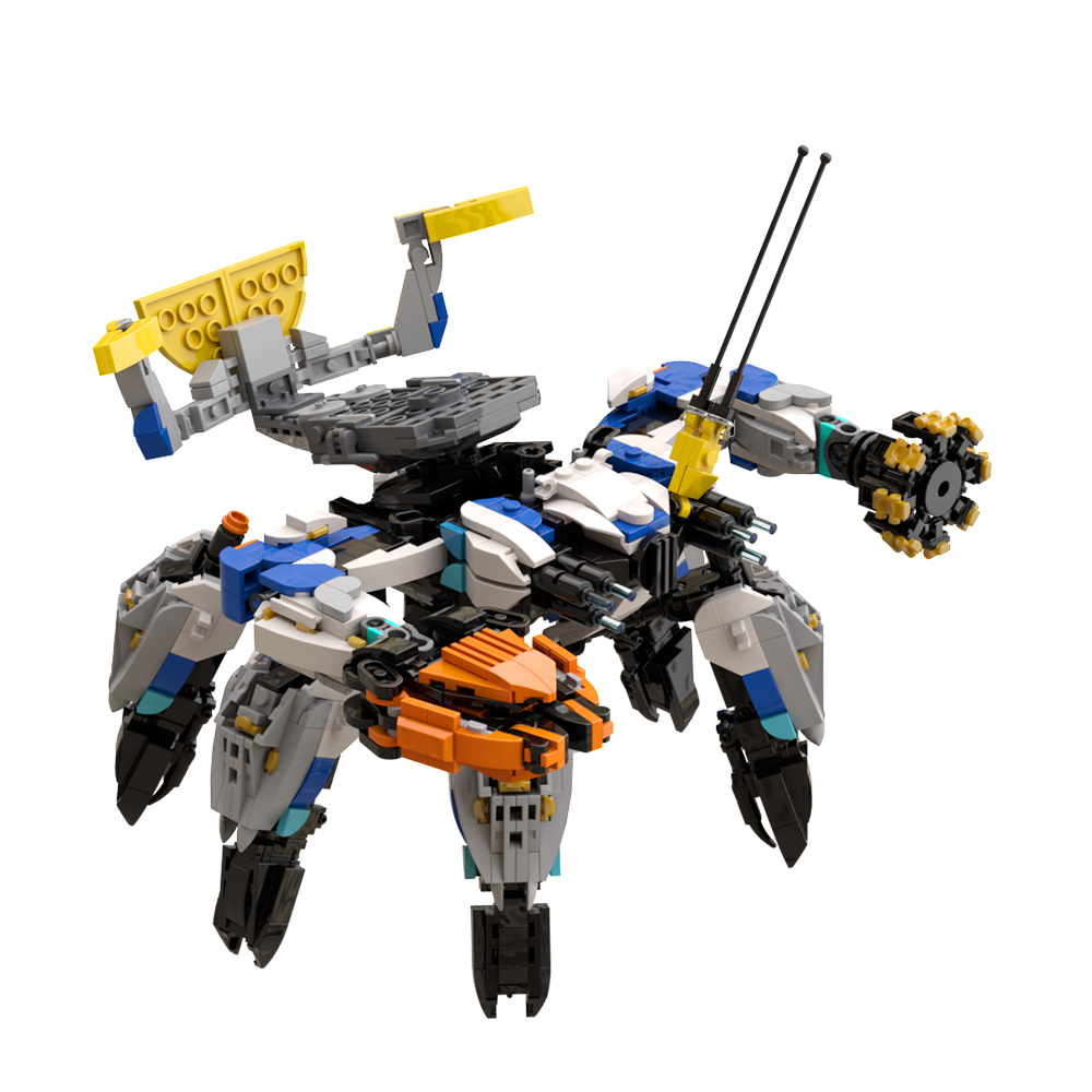 Horizon Zero Dawn Shell Walker MOC-89544 Creator With 1735 Pieces