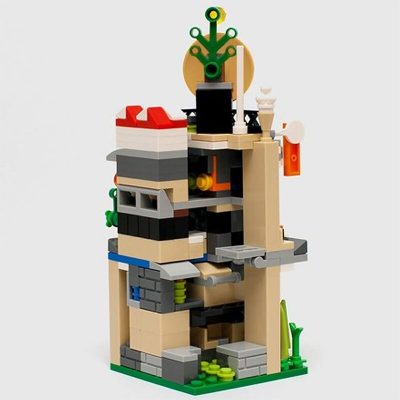 Mini Ninjago City Modular Building MOC-10061 with 188 pieces
