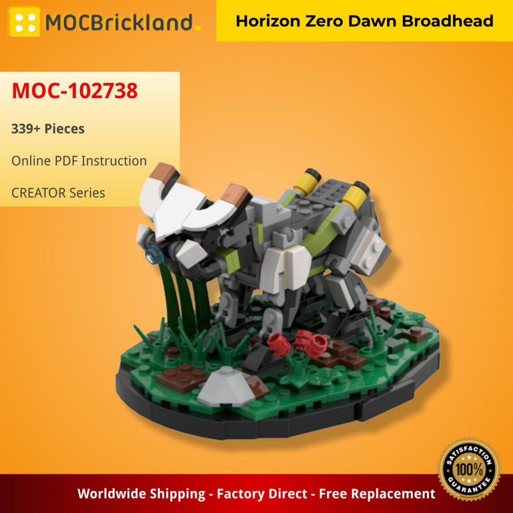 Horizon Zero Dawn Broadhead MOC-102738 Creator with 339 Pieces