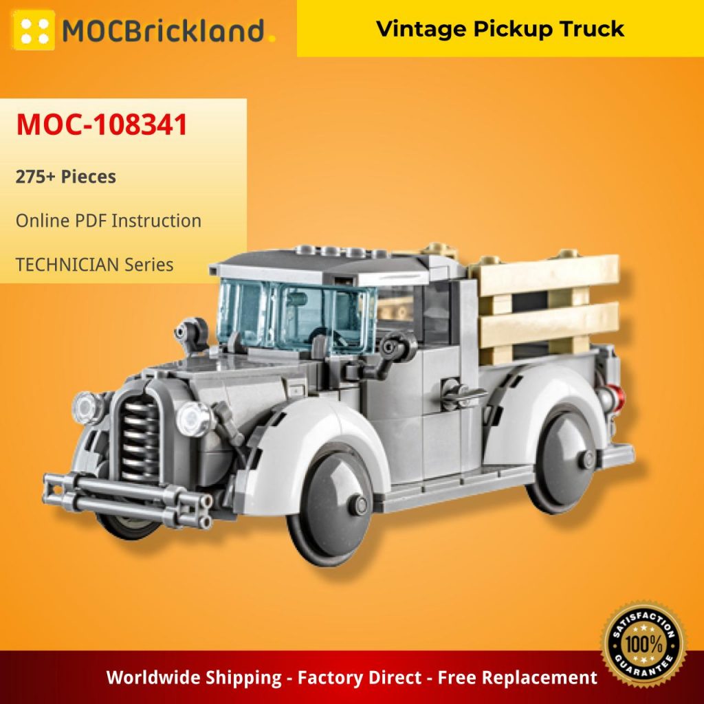 Vintage Pickup Truck MOC-108341 Technic with 275 pieces