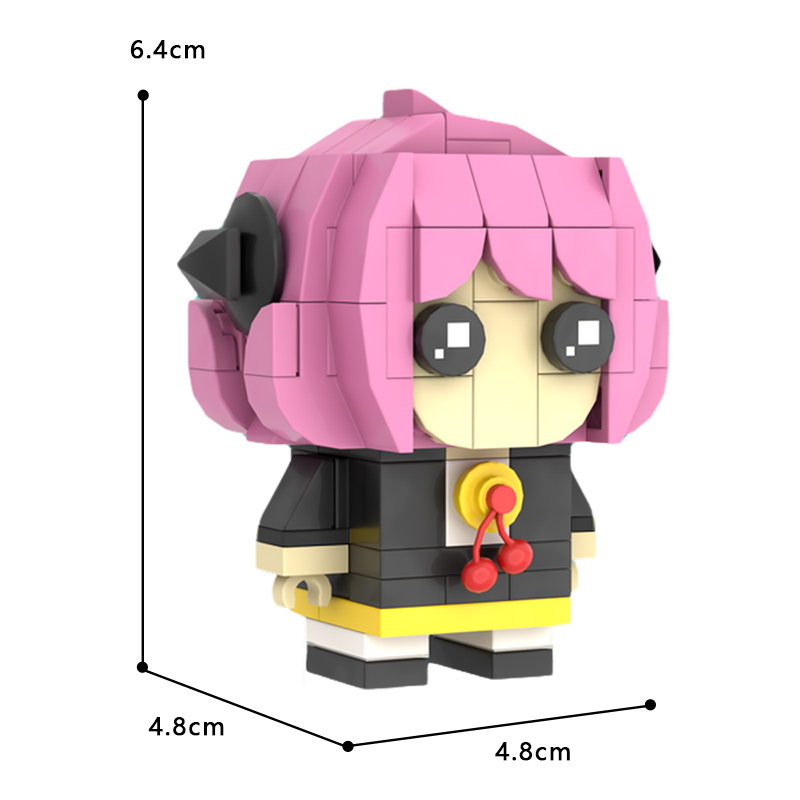 Anya Forger from SPY×FAMILY MOC-112345 Creator with 136 Pieces