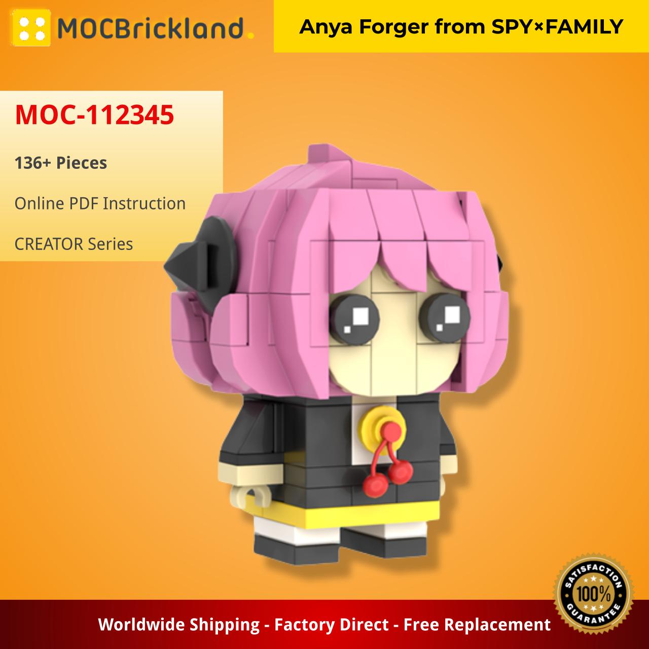 MOCBRICKLAND MOC-112345 Anya Forger from SPY×FAMILY