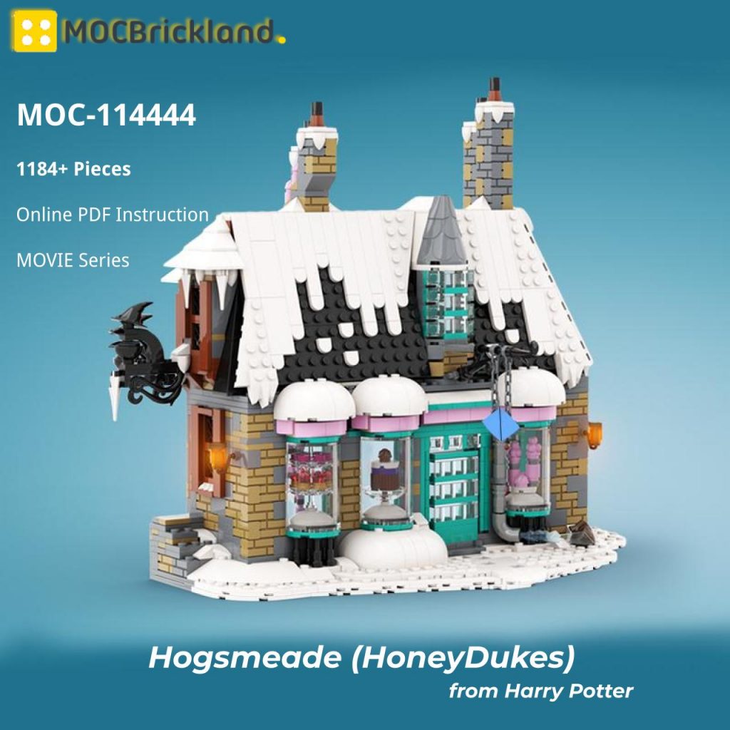 Hogsmeade (HoneyDukes) from Harry Potter MOC-114444 Movie with 1184 Pieces