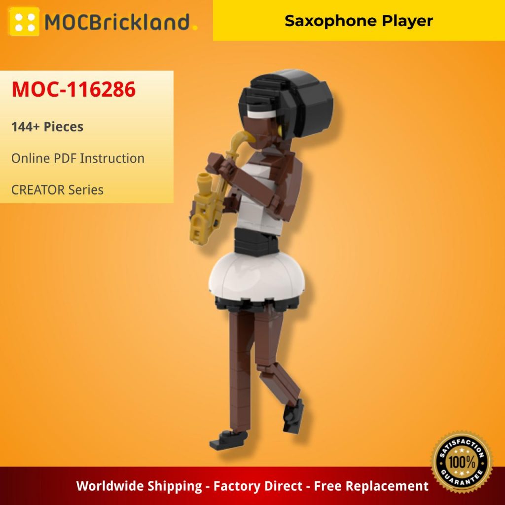 Saxophone Player MOC-116286 Creator with 144 Pieces