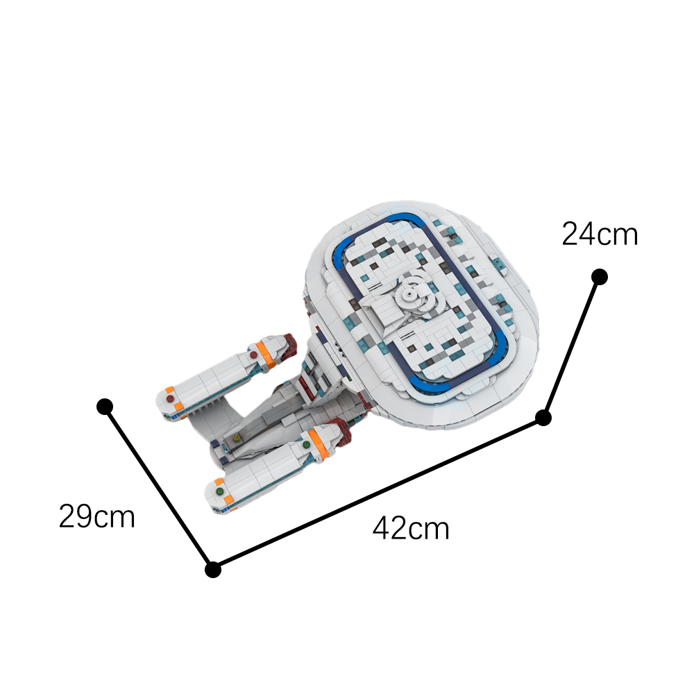U.S.S. Enterprise NCC-1701-D Movie MOC-25011 with 2020 pieces U.S.S. Enterprise NCC-1701-D Movie MOC-25011 with 2020 pieces