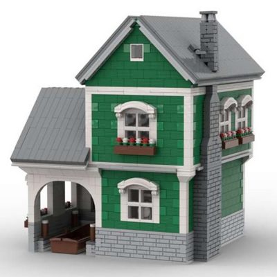 Dock House II Modular Building MOC-40967 with 3146 pieces