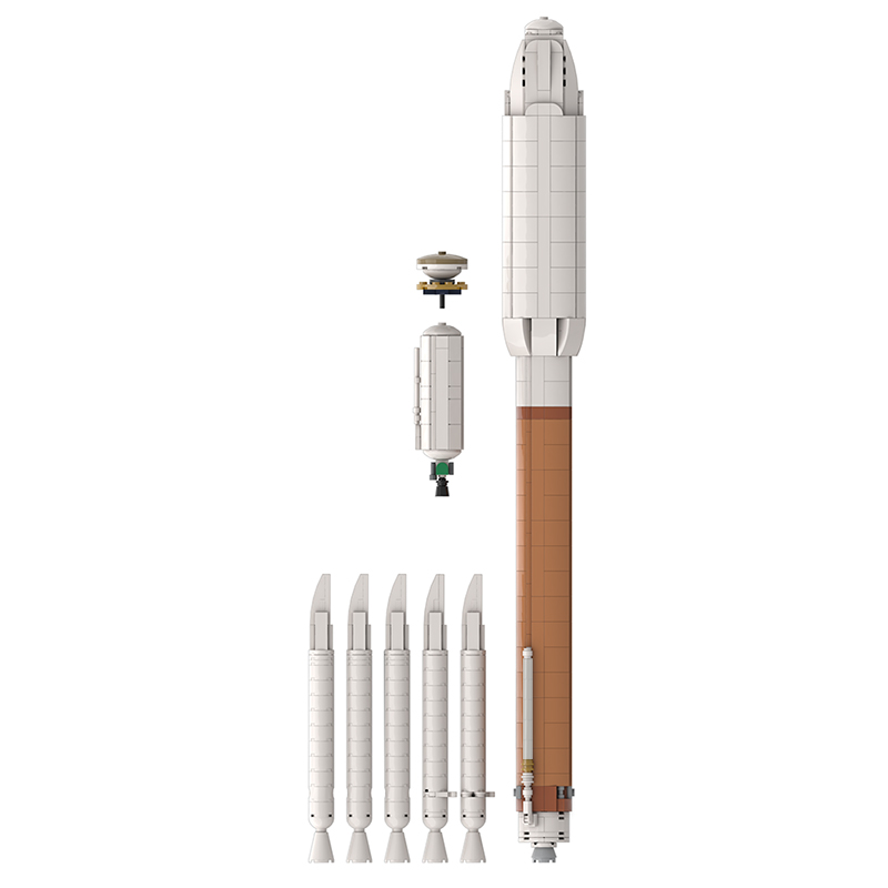 Ultimate Atlas V (Saturn V scale) MOC-47289 Space with 848 Pieces