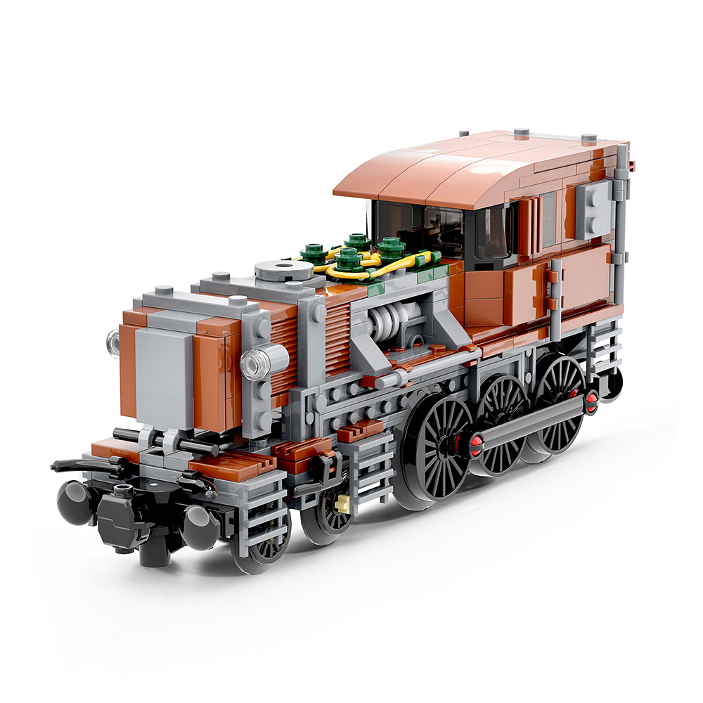Steampunk Crocodile Locomotive MOC-51372 Technic with 414 pieces