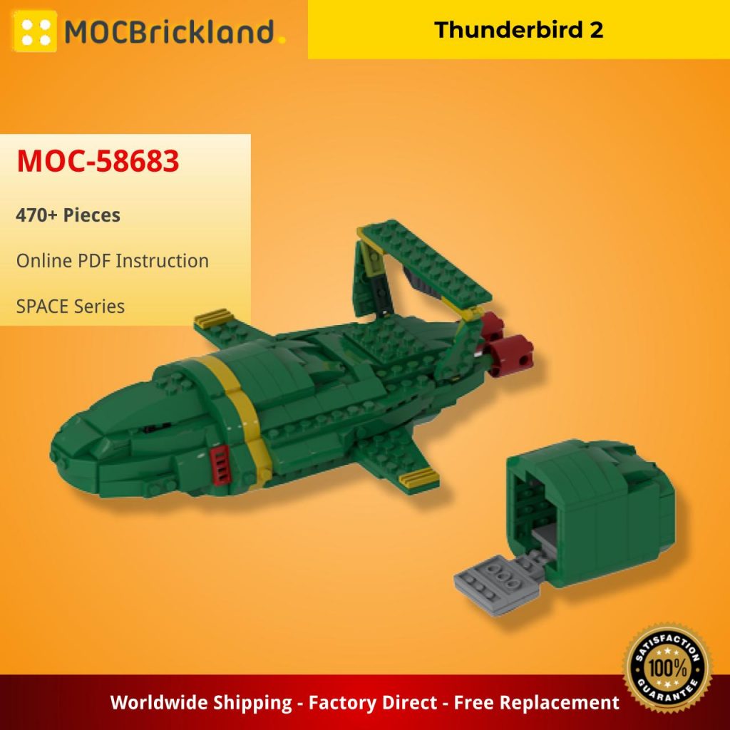 Thunderbird 2 MOC-58683 Space with 470 Pieces