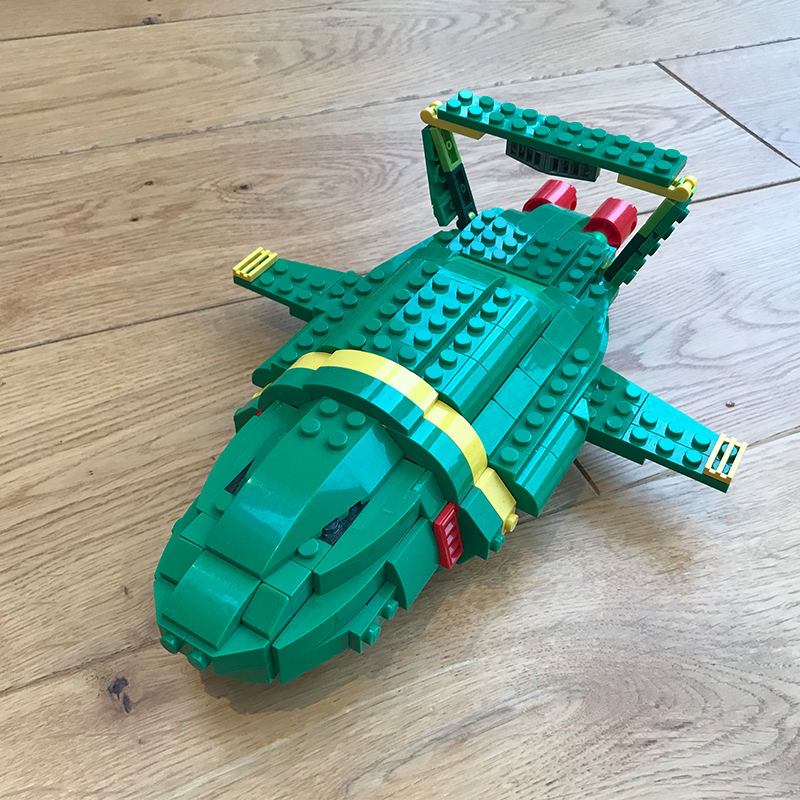 Thunderbird 2 MOC-58683 Space with 470 Pieces