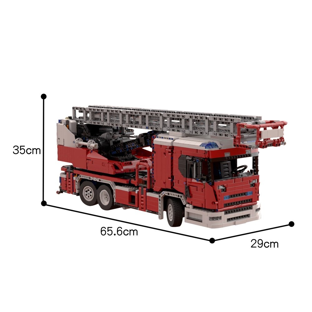 L Fire Engine Technician MOC-60361 with 4517 pieces L Fire Engine Technician MOC-60361 with 4517 pieces