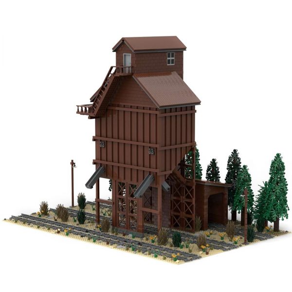 Wood Coaling Tower Modular Building MOC-66138 with 5359 pieces