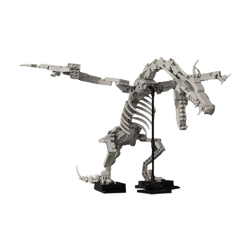 LEGO MOC Plesiosaur Skeleton - Lego Dinosaur Fossils by LaurensPosthuma