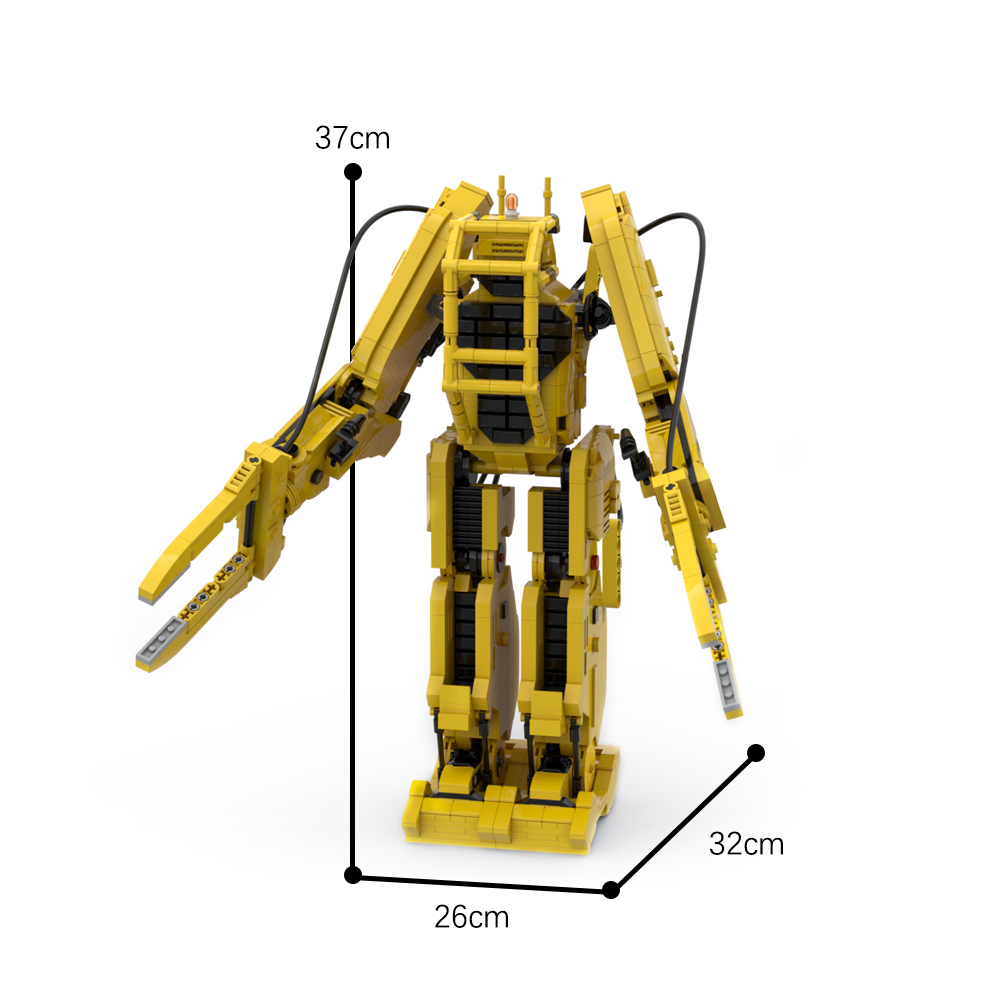 Ripleys Power Loader from Aliens 2 Movie MOC-70579 with 1714 pieces Ripleys Power Loader from Aliens 2 Movie MOC-70579 with 1714 pieces
