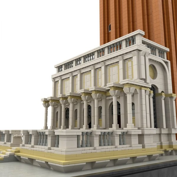Saint Mark’s Campanile Venice Modular Building MOC-73454 with 3813 pieces