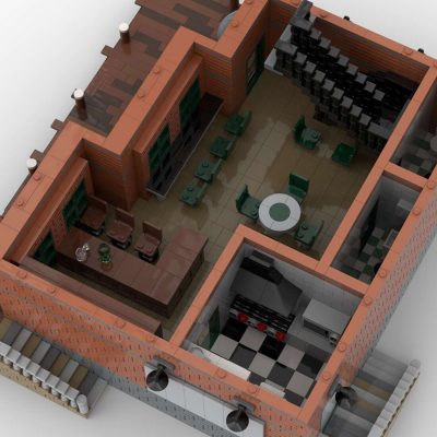 Bar and Club Modular Building MOC-76220 with 5042 pieces