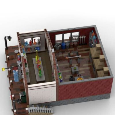 Glass Shop Modular Building MOC-79551 with 3312 pieces