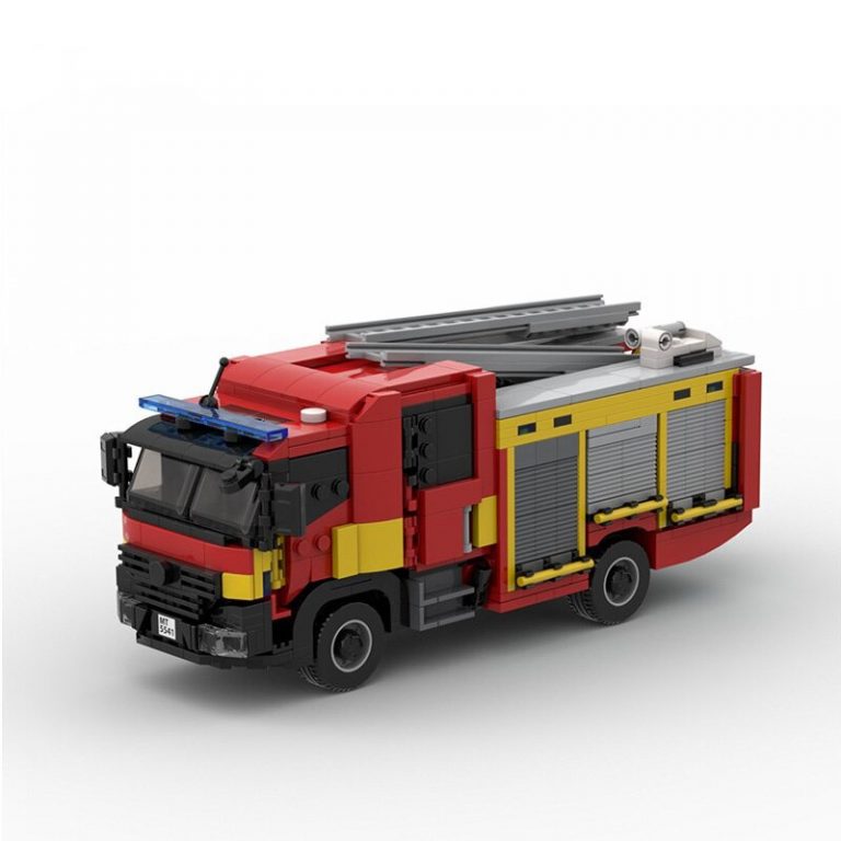 MOCBRICKLAND MOC-81514 London Fire Brigade LFB - Mk3 Pump Ladder ...