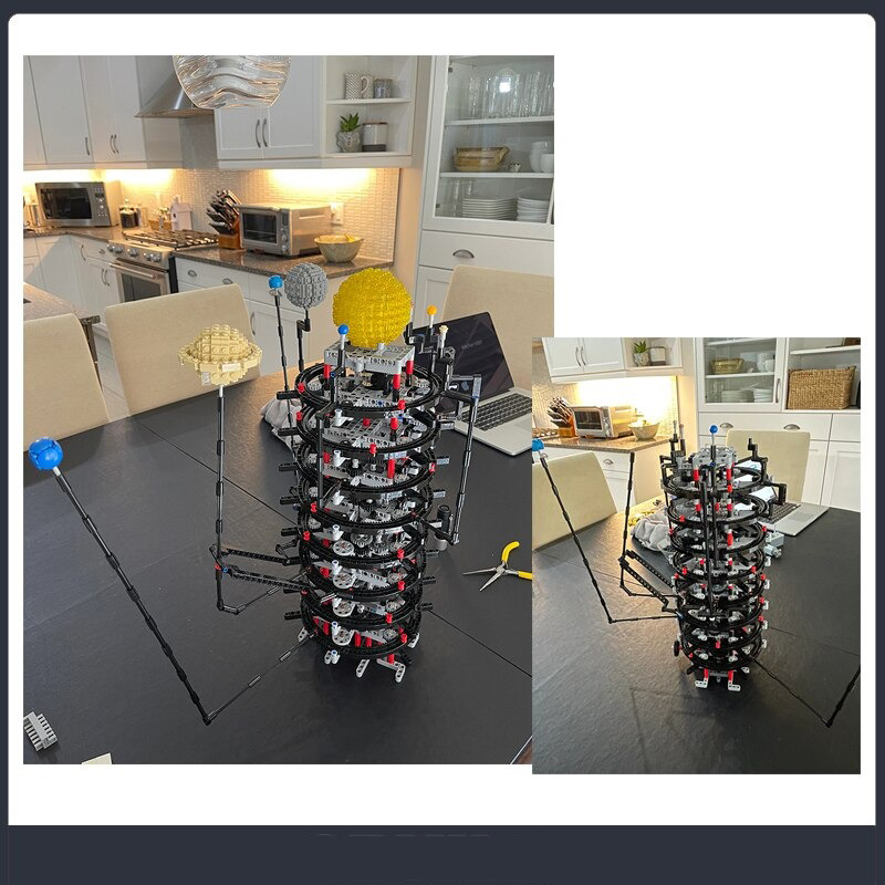 99.9% Accurate Planet Model Space MOC-84846 with 2409 pieces 99.9% Accurate Planet Model Space MOC-84846 with 2409 pieces