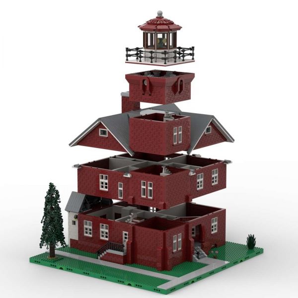 Two Harbors Lighthouse Modular Building MOC-85913 with 8525 pieces