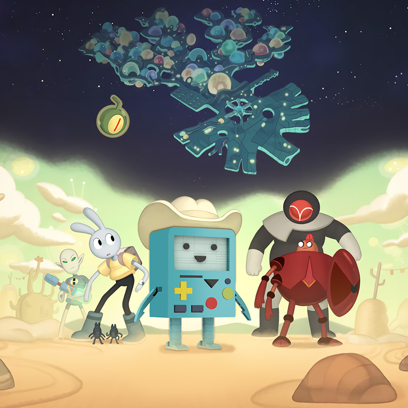 Adventure Time-BMO MOC-89619 Movie with 474 pieces