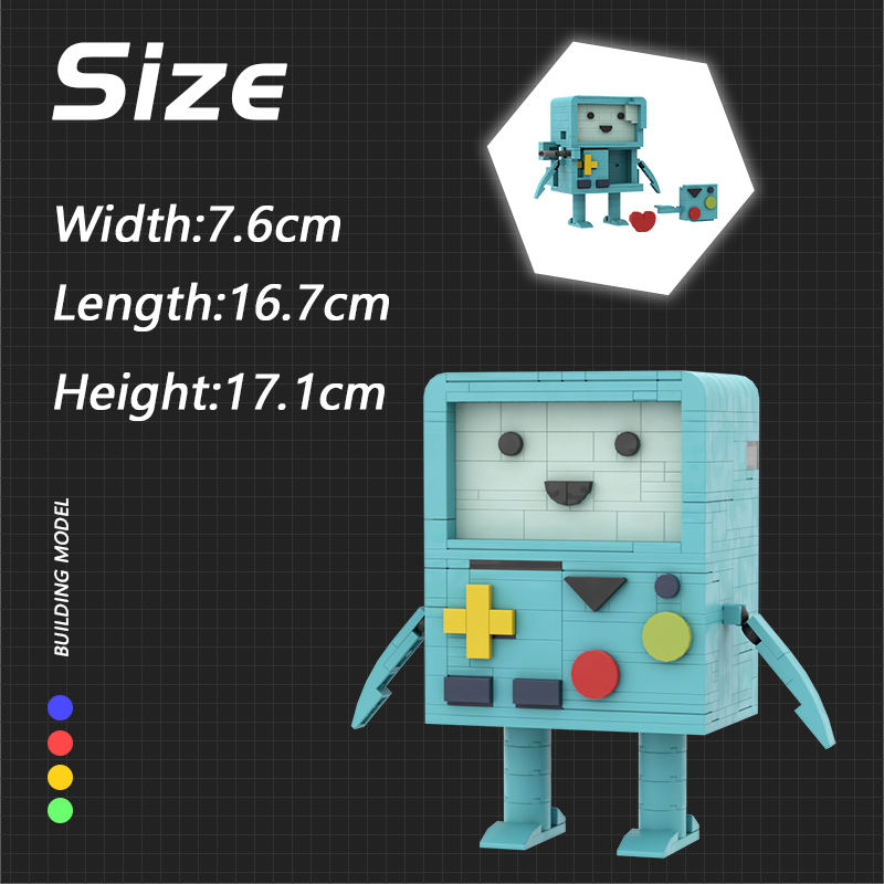 Adventure Time-BMO MOC-89619 Movie with 474 pieces