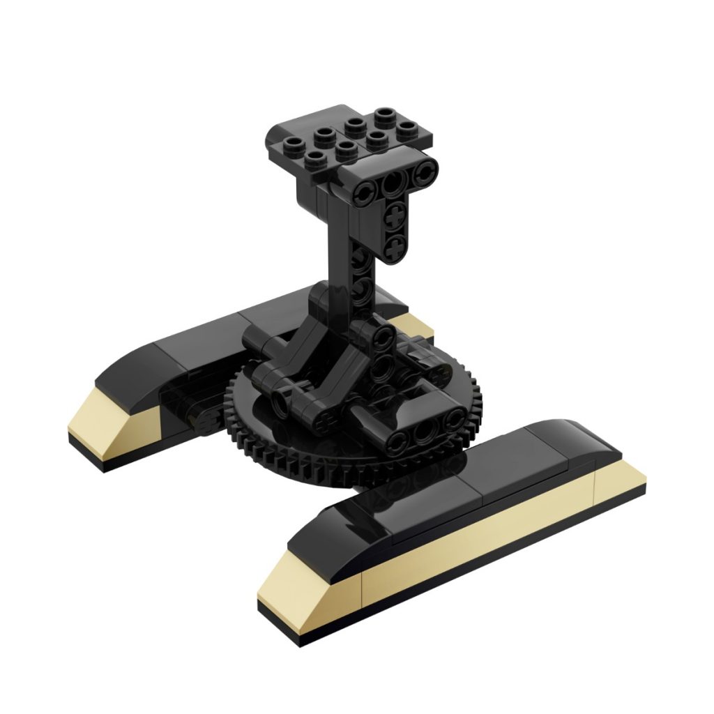 Display Stand for Legacy Boulder Blaster 71736 MOC-89623 Creator with 68 pieces