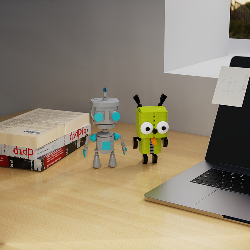 Alien Invaders MOC-89635 Creator with 359 Pieces