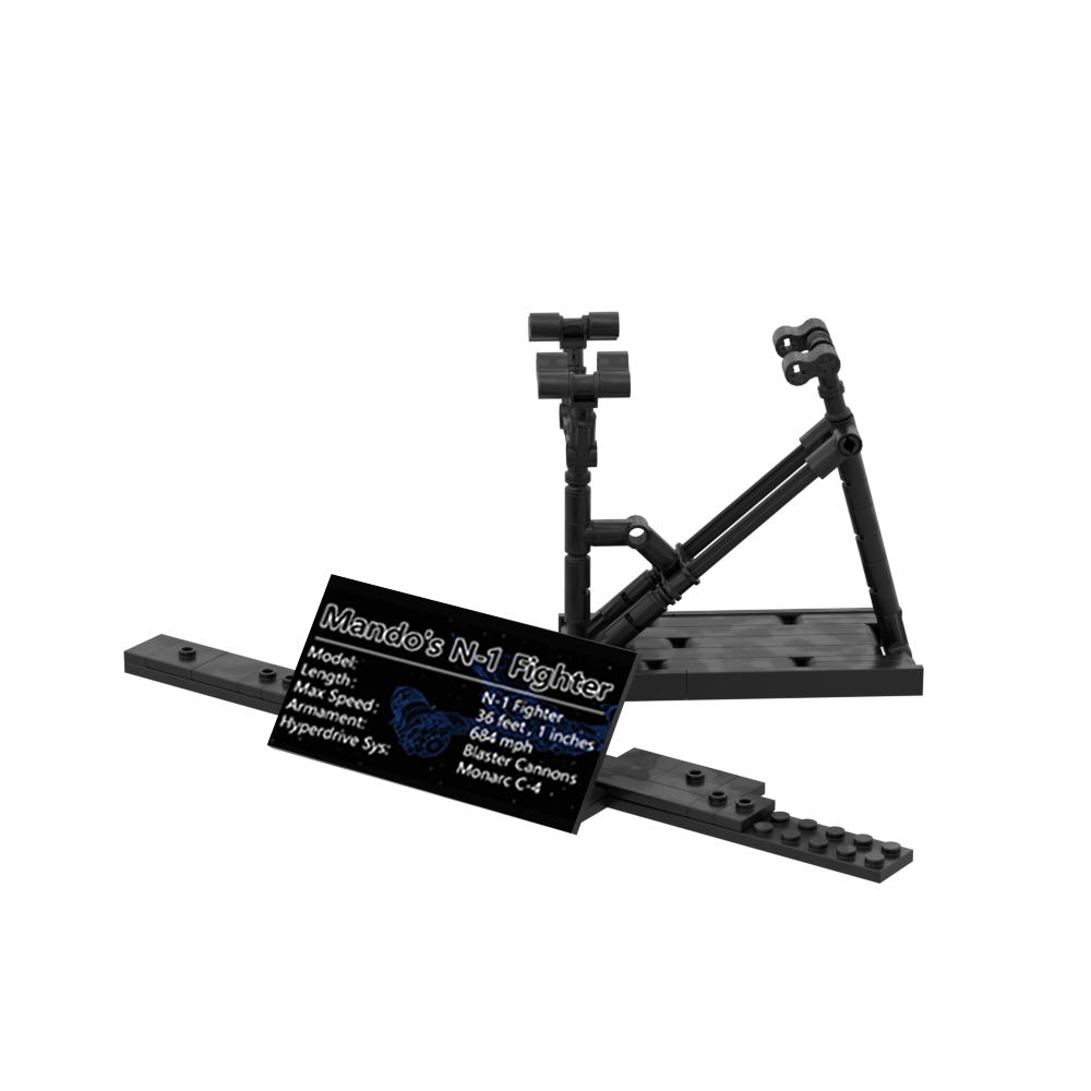 N-1 Starfighter Stand (#75325) MOC-89637 Creator with 121 Pieces