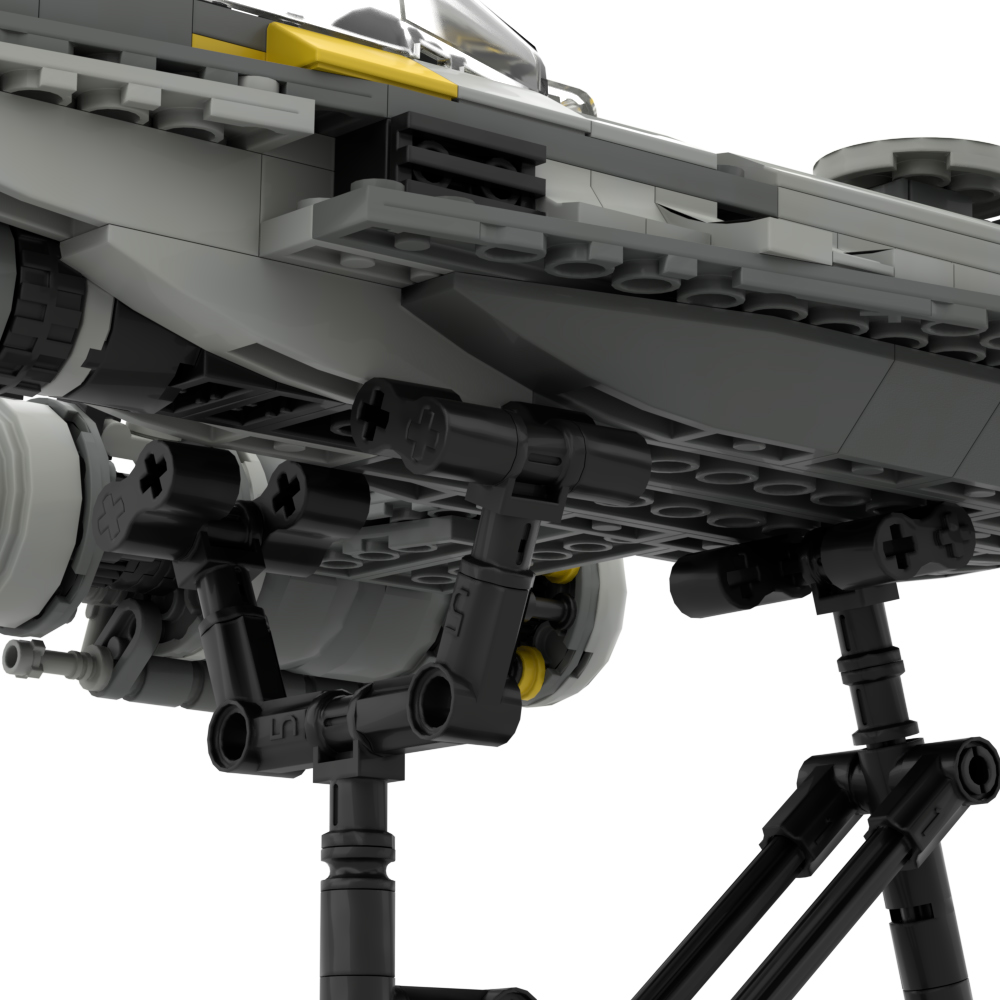 N-1 Starfighter Stand (#75325) MOC-89637 Creator with 121 Pieces