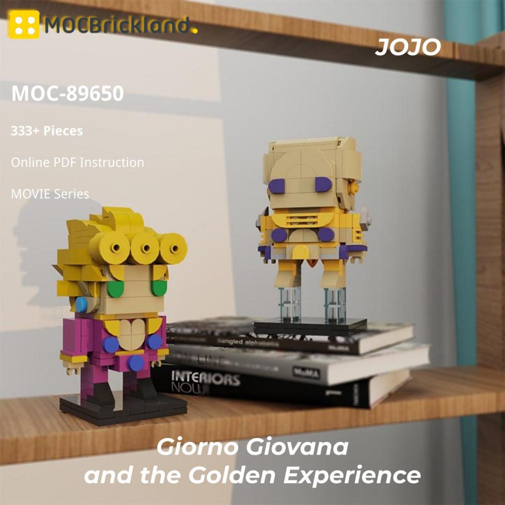 Giorno Giovana and the Golden Experience – JoJo MOC-89650 Movie with 333 Pieces