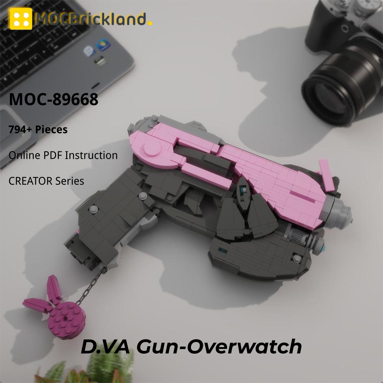 MOCBRICKLAND MOC-89668 D.VA Gun-Overwatch