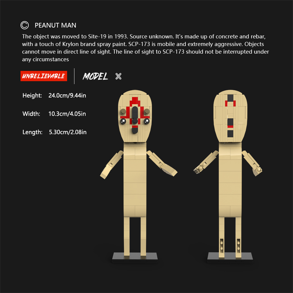 Peanut Man Creator MOC-89681 with 180 pieces