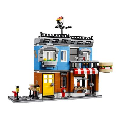 31050 Corner Deli Modular Building MOC-89688 with 467 pieces