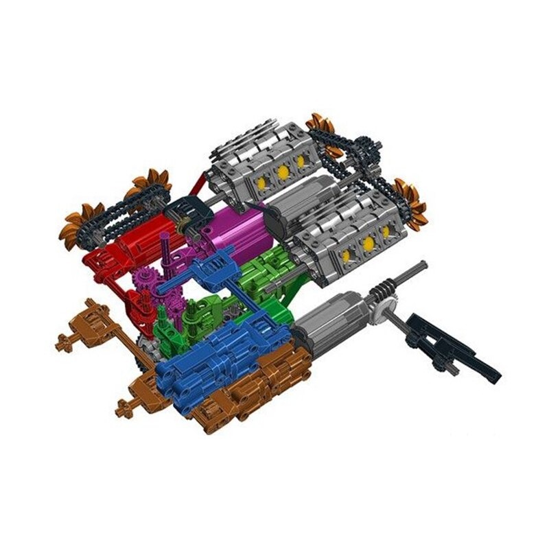 RH400 Mining Excavator Technician MOC-89692 with 4372 pieces RH400 Mining Excavator Technician MOC-89692 with 4372 pieces